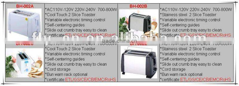 Toaster BH-001D GS/CE/RoHS