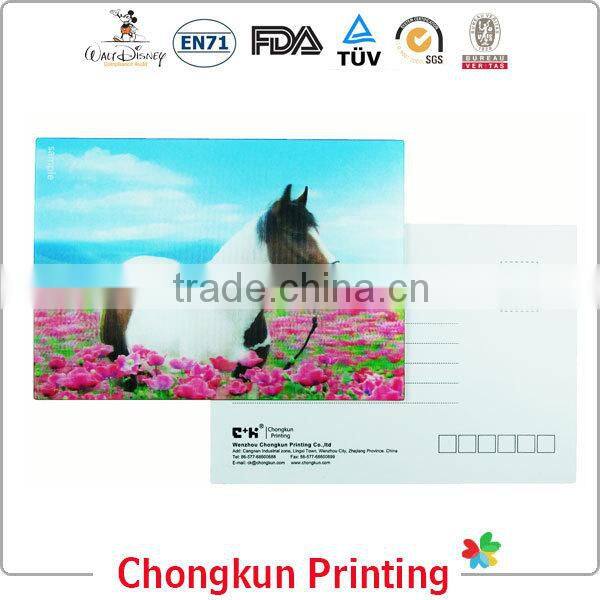 2015 Factory Colorful custom postcard printing