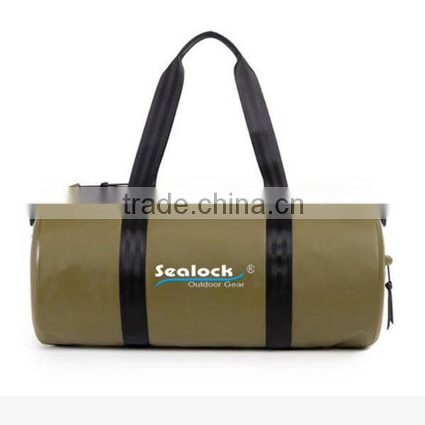 waterproof tarpaulin dry duffel bag with waterproof zipper
