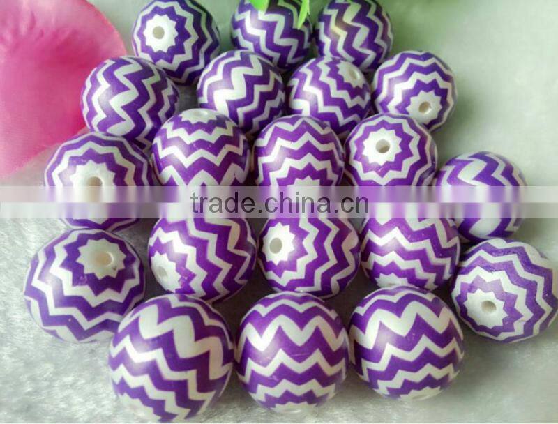 New 20MM Colorful Color Mix Acrylic Pearl Zig zag Chevron Beads for Fashion Kids Necklace Jewlery, Wholesales Price