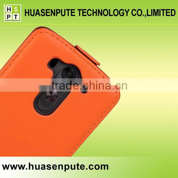Alibaba Express Vertical Flip Genuine Leather Case For LG G3 Beat