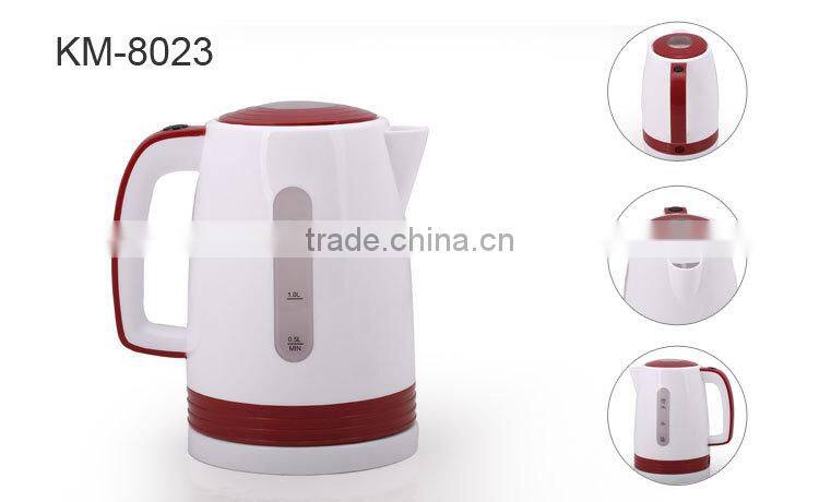 360 Degree Rotational Base Automatic Plastic Electric Kettle