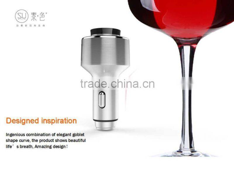 Sutyle SU-S30 high efficiency Cigarette lighter car battery charger,Bluetooth wireless car charger