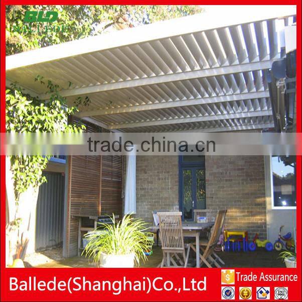 hot sale motorized opening aluminum louver roof