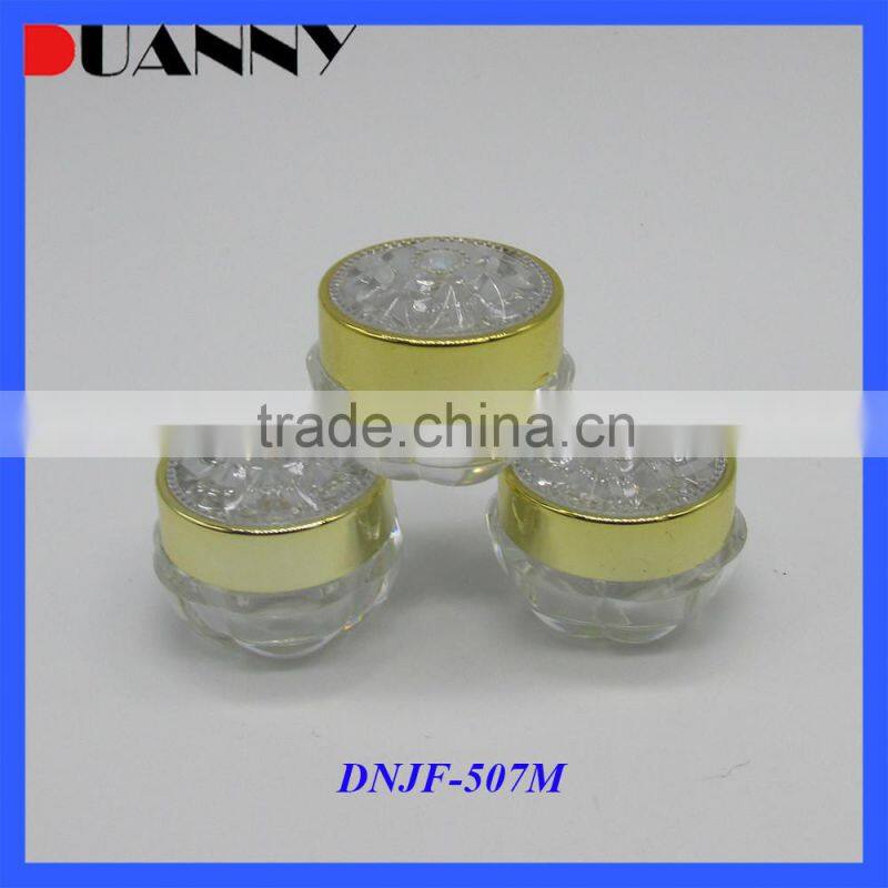 Cosmetic Cream Empty Jar Acrylic Cream Jar Flower Shape Cosmetic Plastic Jar