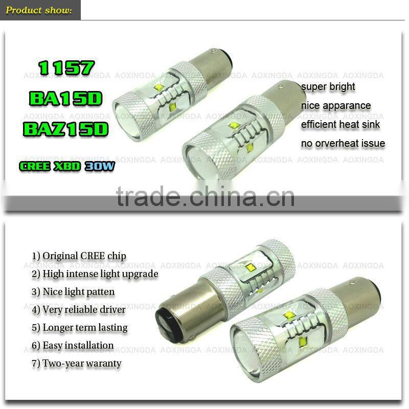 BAY15D BAZ15D 1157 30W high intense LED bulb