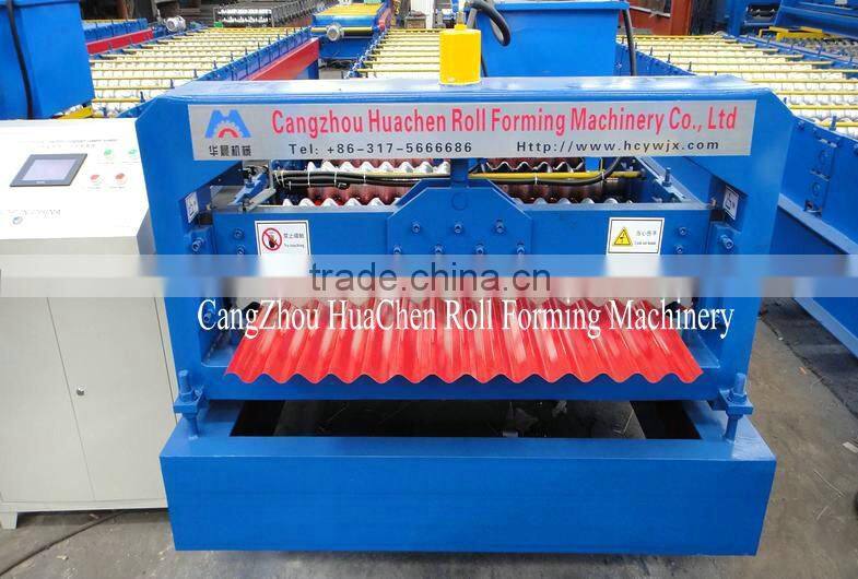 Zinc Metal Roofing Corrugated Sheet Forming Machine