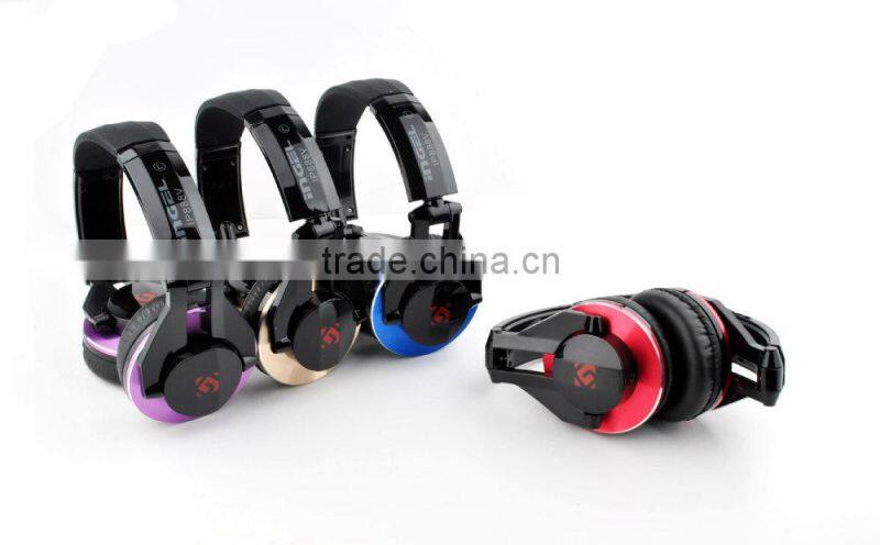 DJ headphone with micphone from china factory wholesales
