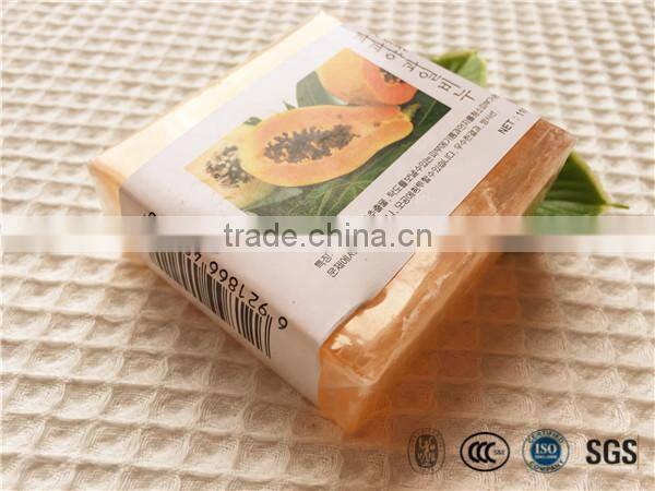 High quality daily facial and body soap bar 110g with pawpaw essence