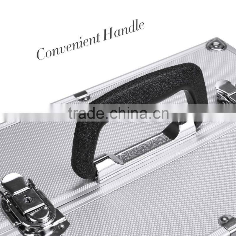 Homdox Home Cosmetic Organizer Case Jewelry Box Lockable Makeup Box OS004506
