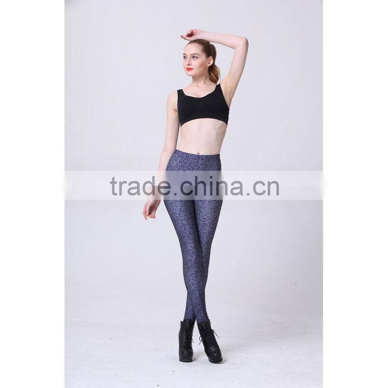 2015 newly women leopard printed yoga leggings