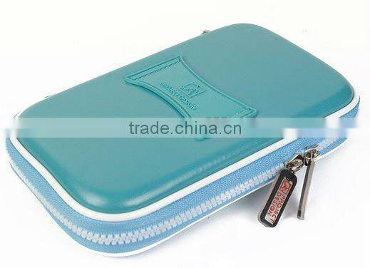 AZURE BLUE AIRFORM CARRY CASE BAG POUCH & STRAP For 3DS