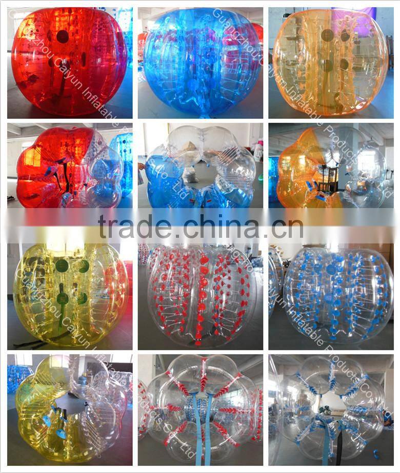 0.8mm TPU bubble ball human sized soccer bubble ball