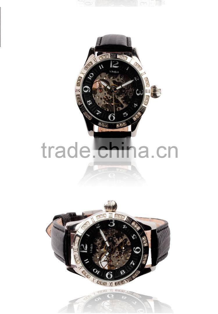 2015 oulm lady watch, colorful unisex watch, mechanical watch made in china