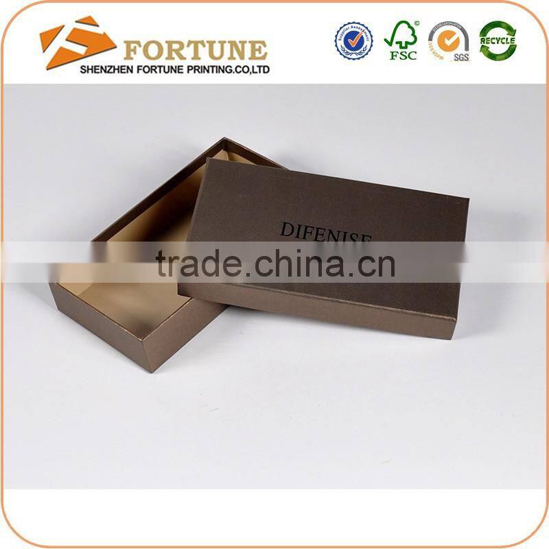 Fashional Design Luxury Custom Cardboard Gift Box For Wallet Wholesale