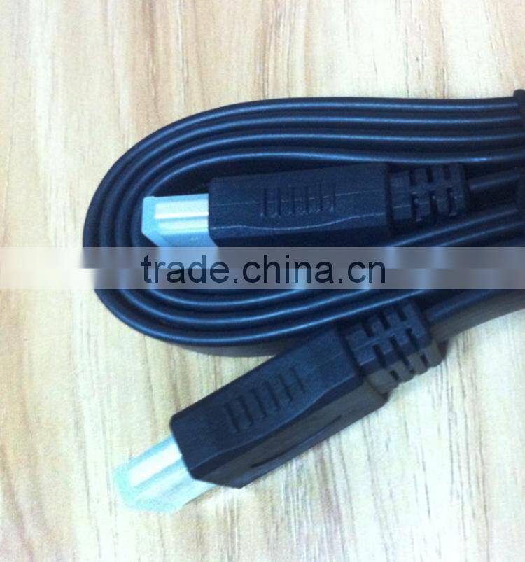 Flat high speed black Hd STB cable