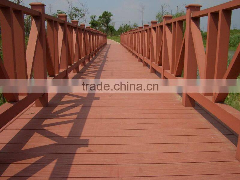 PE environmental WPC decking floor handrails for outdoor steps