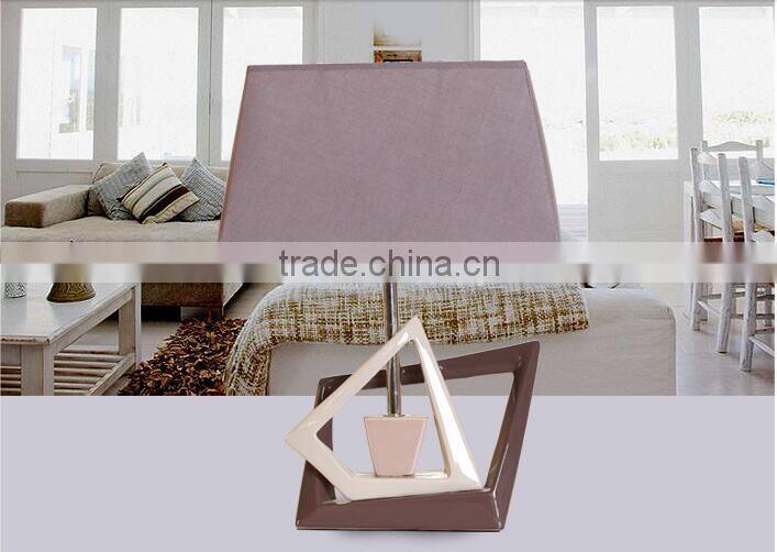 Fashion modern various color ceramic table lamp for bedside
