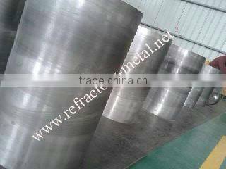 Tungsten crucible for sapphire crystal growing furnace