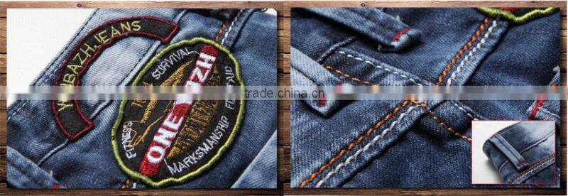 High Quality New Fashion Designer Jeans Men Distrressed Casual Denim Mens Jeans
