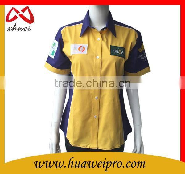 Alibaba Promotion Shirts for Worker Polyester Cheap OEM Logo Worker Shirts