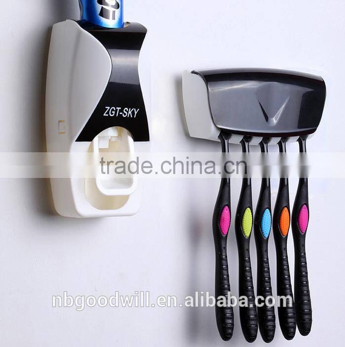 Automatic toothpaste tooth brush holder, dust-proof, wash gargle suit, toothpaste squeezer