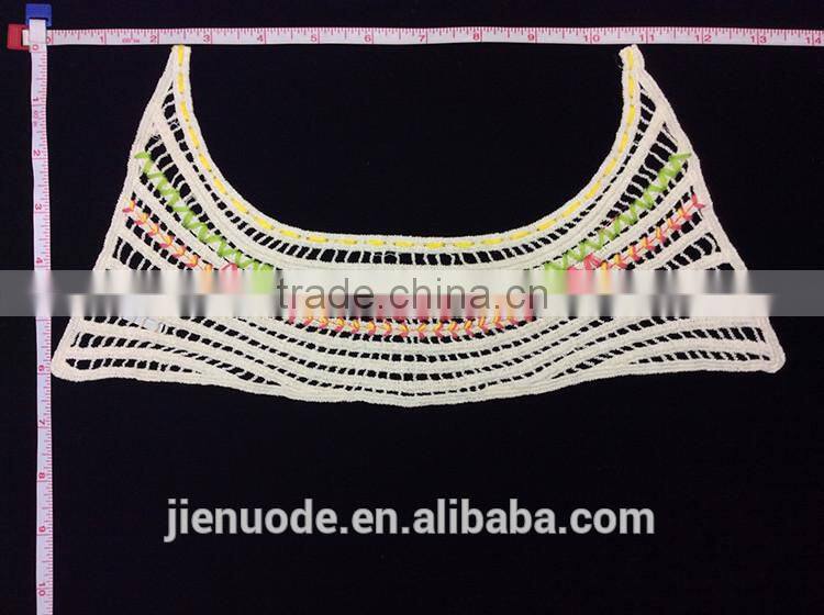 Hot Sell High-end Eco-Friendly 100% Cotton Design Collar Lace