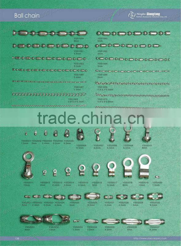Necklace Chian Stainless Steel Jewelry Ball Chain