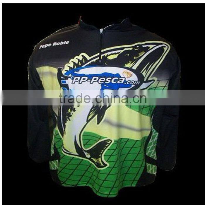 Custom mesh fabric bass fishing apparels