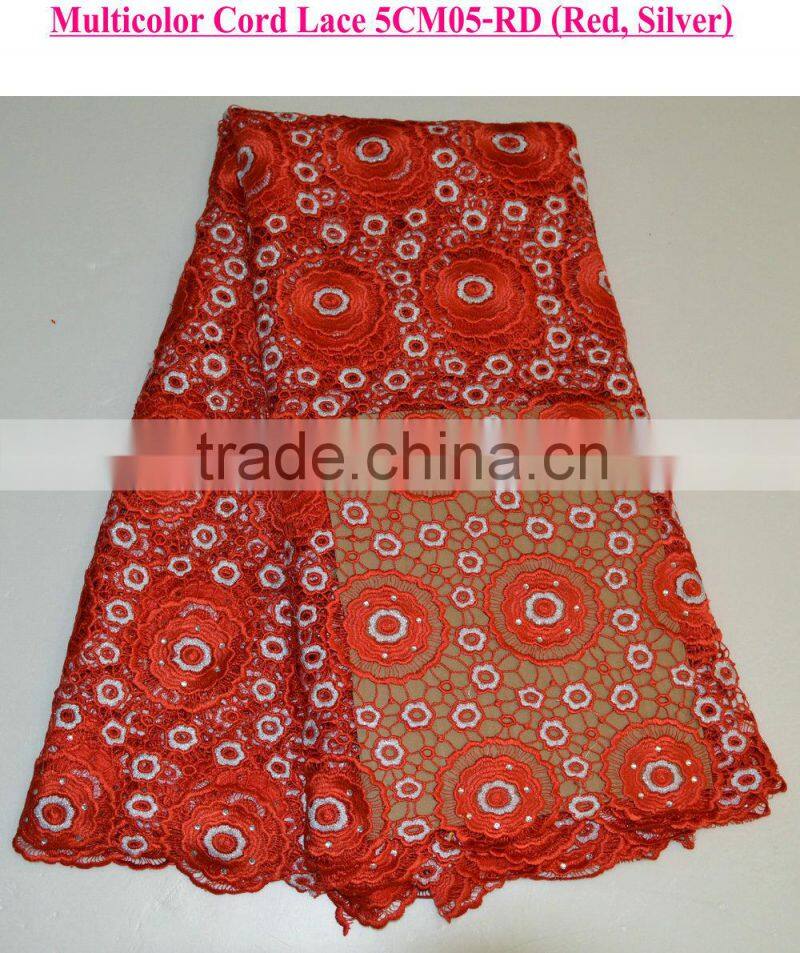 High-end african fabric lace mesh lace fabric for dress on sale