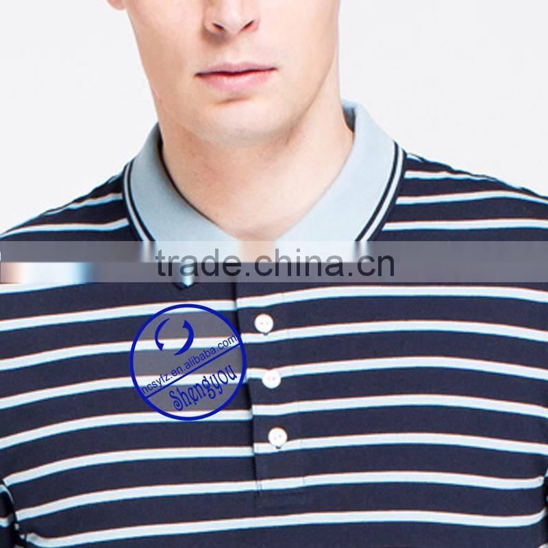 High quality Short Sleeve 100% men cotton shirts polo shirt