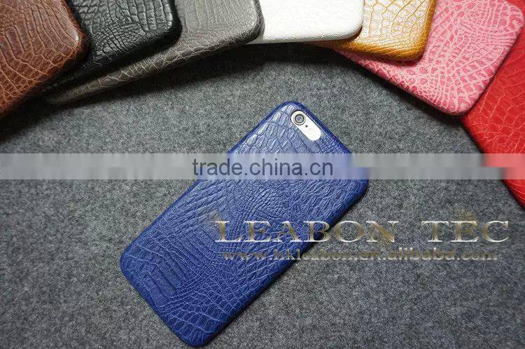 new For iPhone 6 Plus Crocodile Embossed Leather case, For iPhone 6 Plus Leather Case
