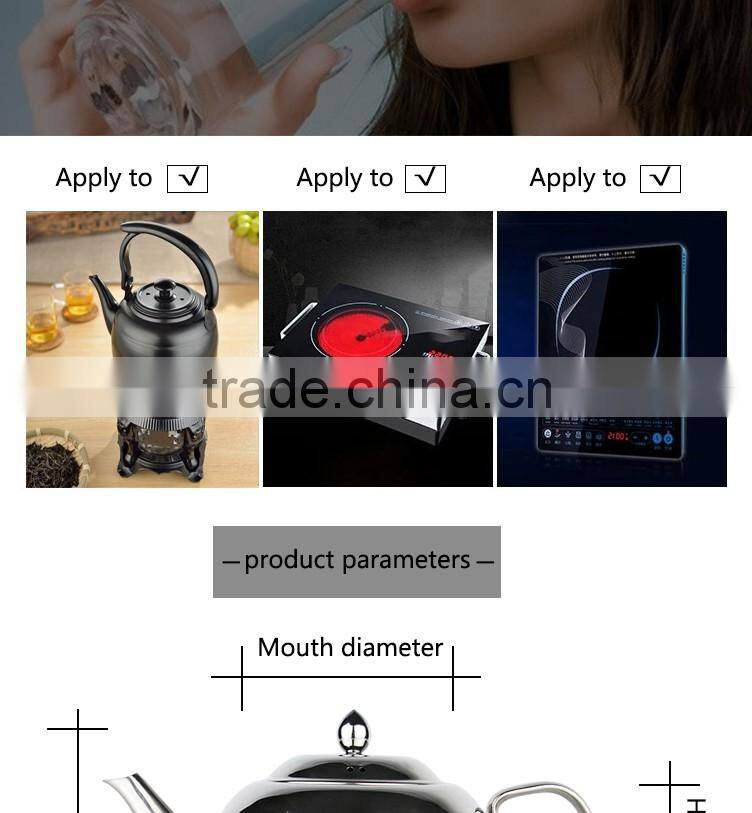 Premium internal expanding drum design perfect for pouring tea stainless steel coffee kettle/tea kettle creative handle design f