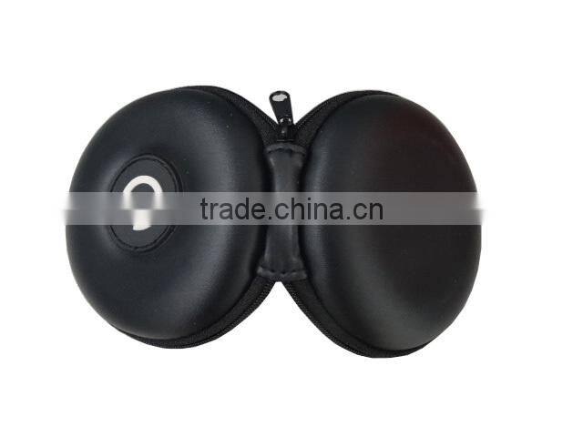 Customised protective EVA headphone case with rubber logo