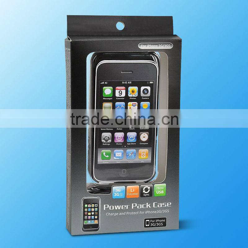 1100mAh highly polymer batter Power Pack Case for iPhone 3G &3GS