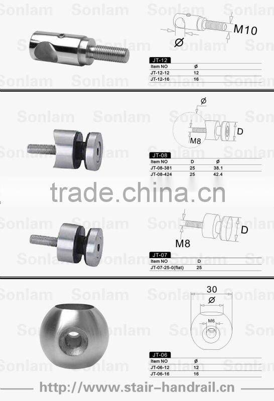 304 balustrade crossbar holder 304 balustrade crossbar 304 balustrade crossbar connector