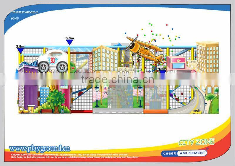 Cheer Amusement modern city indoor soft playground