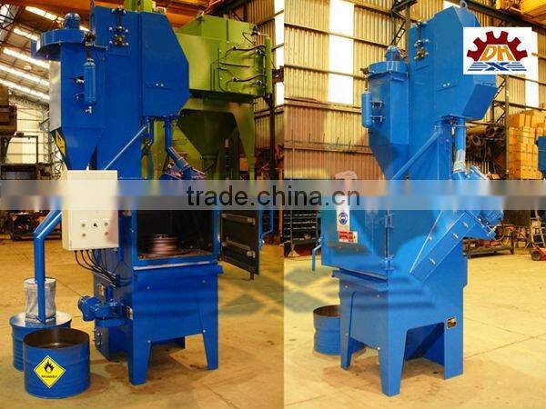 wheel turntable sand and shot blasting machine