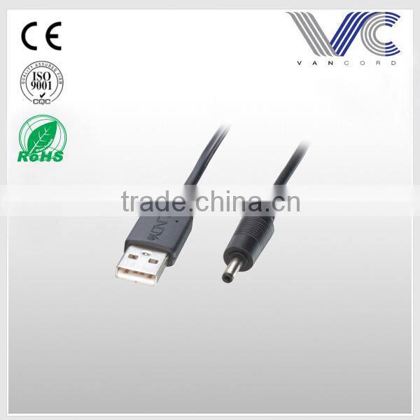Frankever USB to 1.35 mm Inner /3.5mm Outer DC Cable