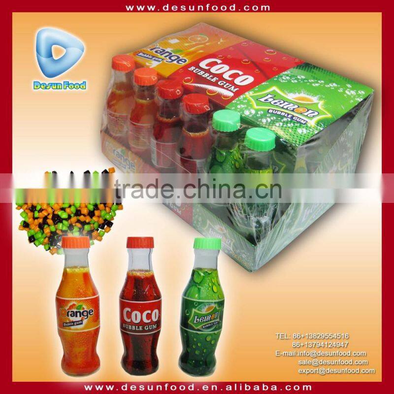 Mix Orange/COCO/Lemon flavor chewing gum Chinese bubble gum