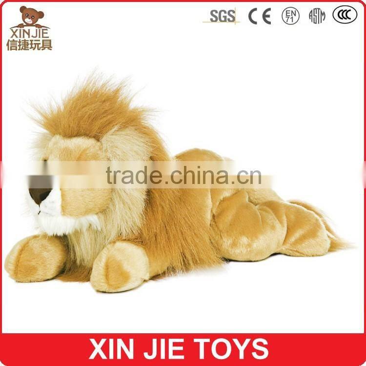 custom plush lion toy good quality plush toy factory