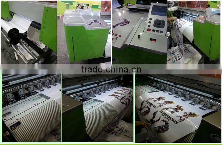 inkjet printer eco solvent printer with cutter,DX7 printhead,printing cutting