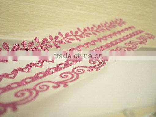 2015 Home decorative epoxy skin glitter sticker