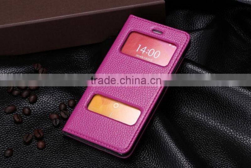 Superb Quality Leather Incoming Calls Filp Case for Xiaomi 4