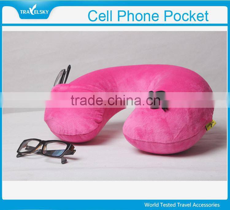 13406 EZ Comfort Inflatable Travel Message Neck Pillow