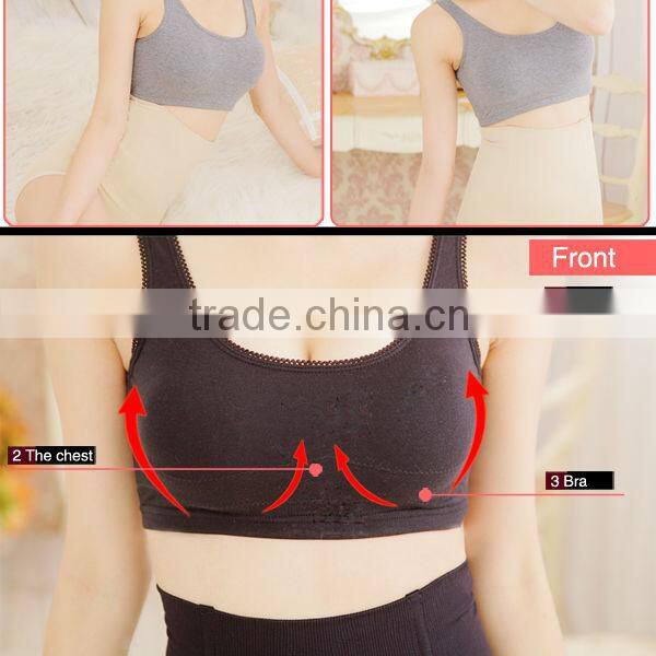 Hot selling women non steel ring Sports wave breast vest W120