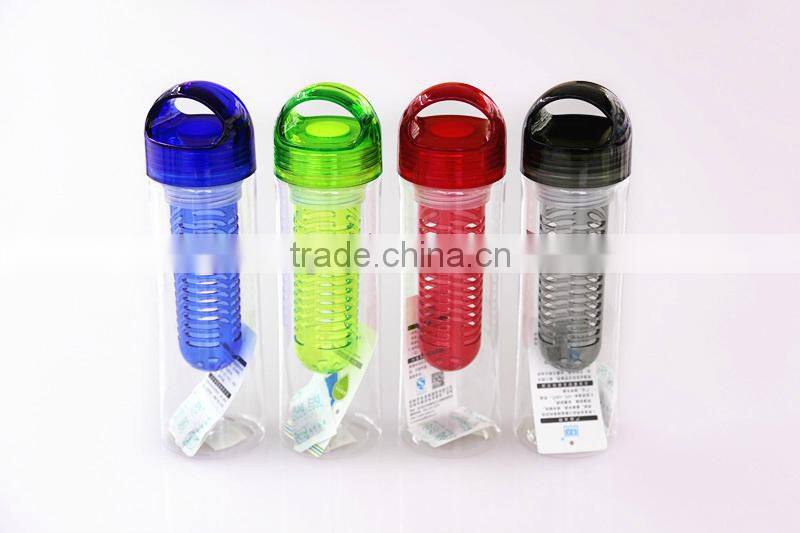 720ml Promotional BPA free Tritan water bottle,sport water bottle,fruit infuser water bottle