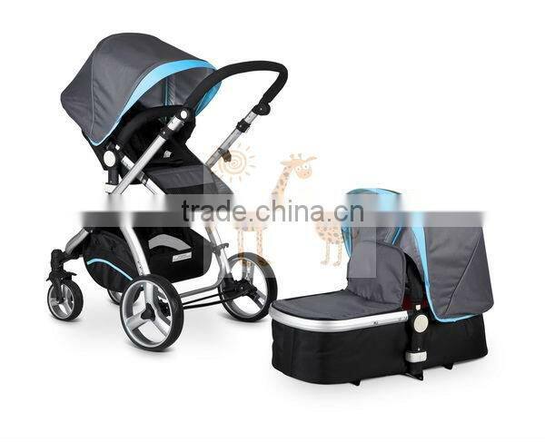 Baby Aluminum Stroller 3 in 1 Europe Standard EN1888 Push Chair