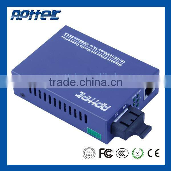 Long working fiber media converter sfp fiber connector fiber optic connector