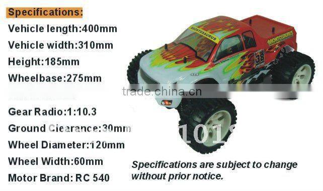 1/10 4wd Electric Off-road rc Truck